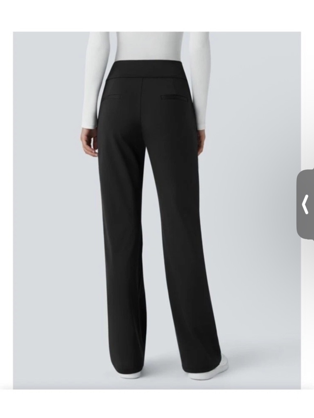 Ultra tall HalaraFlex Stretch Work Pant Mid Rise Side Work Flare Pants - Picture 2 of 5